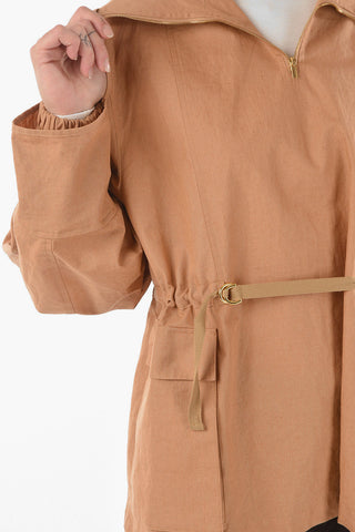 LA MONTAGNE Linen Canvas LA PARKA ALTA Hooded Parka