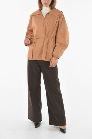 LA MONTAGNE Linen Canvas LA PARKA ALTA Hooded Parka