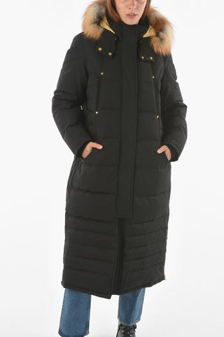 Long ECOOLEDown Puffer with Furred Hood