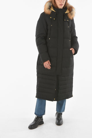 Long ECOOLEDown Puffer with Furred Hood