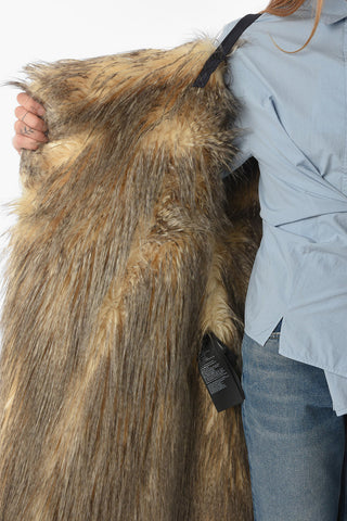Hooded Jacked With Faux Fur Lining