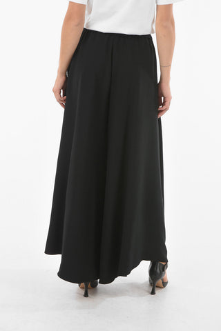 Pantaloni Palazzo Con Vita Elasicizzata