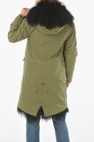 Real Fur Lined ARMY Hooded Parka