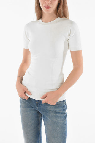 Crew Neck Stretch Fabric Super Slim Fit T-Shirt