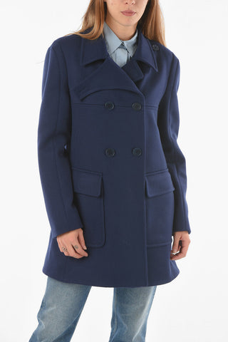 Wool NYLA Double-breasted Coat