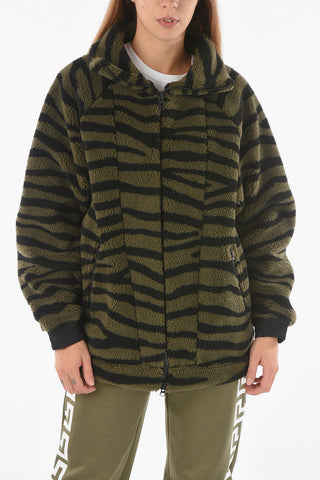 X ADIDAS Giacca in Felpa Full zip con Motivo Zebrato
