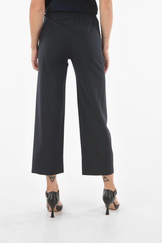 Wool Blend TIDLE Pants With Drawstring