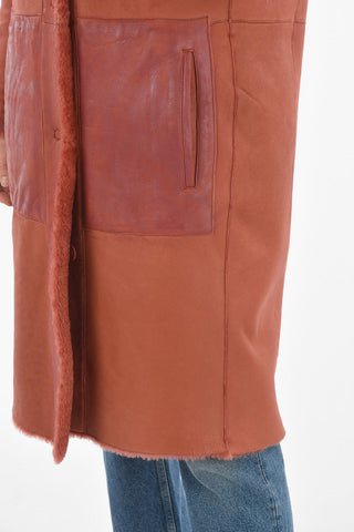 Reversible Shearling Coat