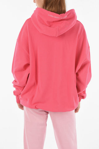 Embroidered GOOD FOR YOU Cotton Oversized Hoodie