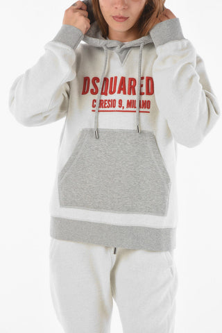 Hooded CERESIO9 Sweatshirt with Embroidered Logo