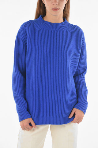 Wool And Cashmere Ribbed Sweater