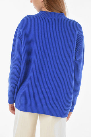 Wool And Cashmere Ribbed Sweater