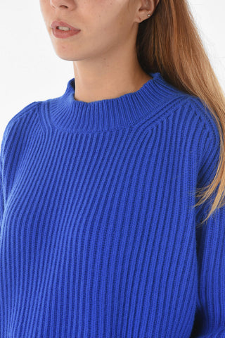 Wool And Cashmere Ribbed Sweater