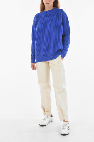 Wool And Cashmere Ribbed Sweater