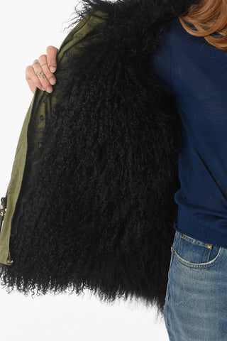Real Fur Lined ARMY Hooded Parka
