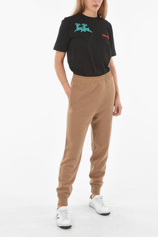 Nylon Detail TRICOT Cashmere Blend Joggers