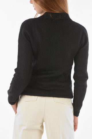 Polo a Maniche Lunghe in Mohair