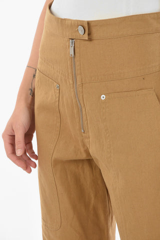 Straight-leg PHIL Cargo Pants with Front Zip
