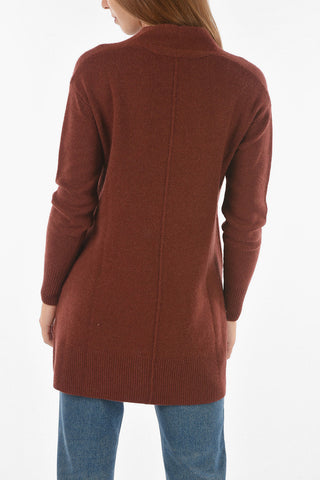V Neck Cashmere Maxi Pullover