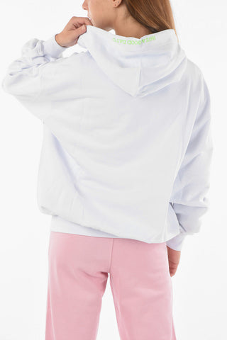 Embroidered GOOD FOR YOU Cotton Oversized Hoodie
