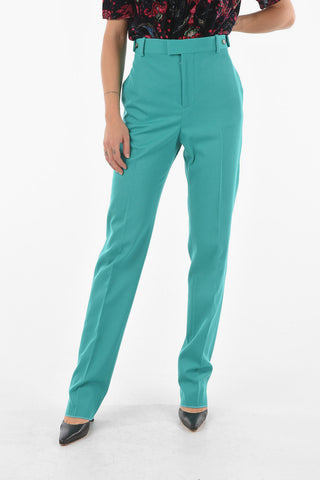 3 Pocket Hidden Fastening Wool Pants