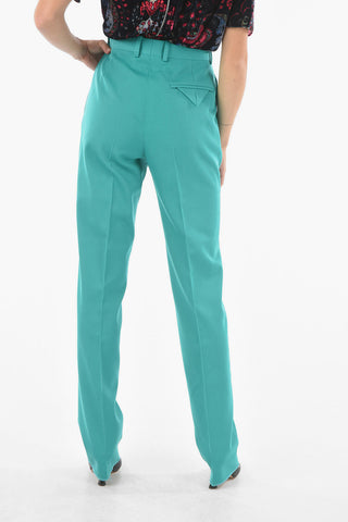 3 Pocket Hidden Fastening Wool Pants