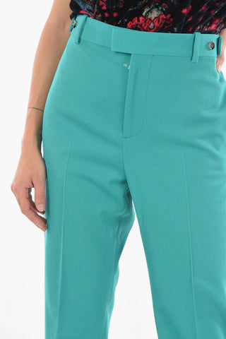 3 Pocket Hidden Fastening Wool Pants