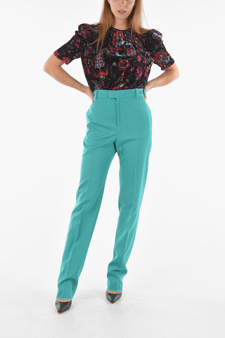 3 Pocket Hidden Fastening Wool Pants