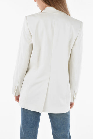 One-button ORATELIA Blazer with Padded Shoulders