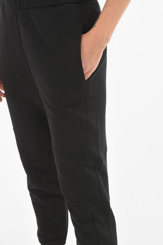 Flush Pocket Fleece Cotton Biker Joggers