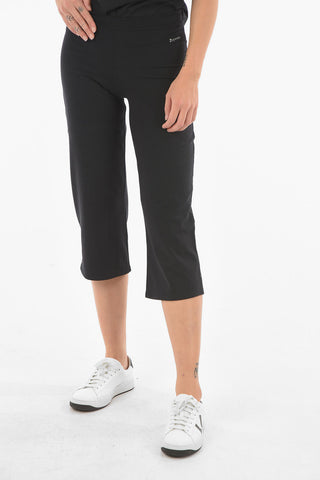 Stretchy Pants With Embroidered Logo
