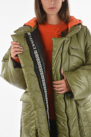 Removable Hood Belted Oversized Padded Jacket