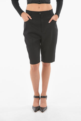 4 Pocket Belt Loop Virgin Wool Shorts