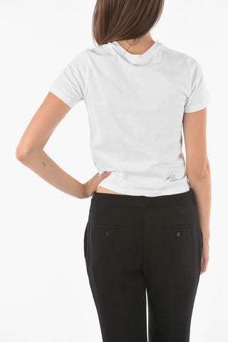 Printed RUBEN'S EAGLE PETIT FIT Crop T-Shirt