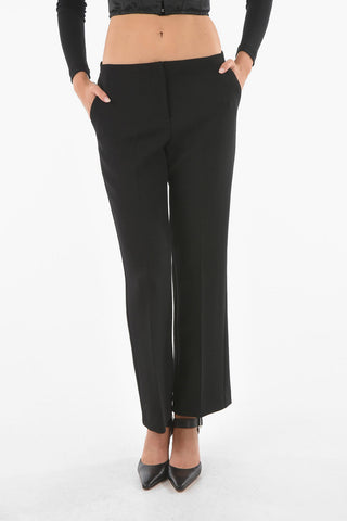 2 Pocket Cropped Fit Virgin Wool Pants
