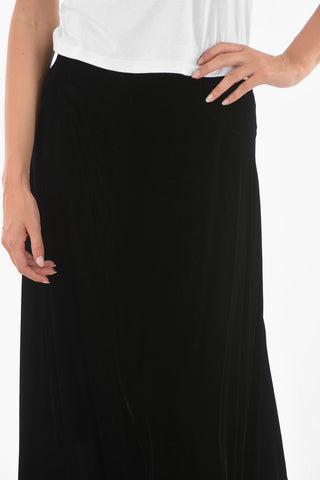 Velvet FLARED FIT Long Skirt