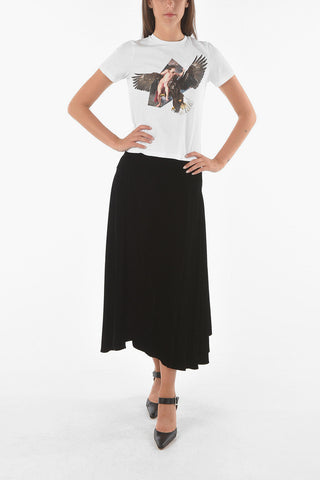 Velvet FLARED FIT Long Skirt