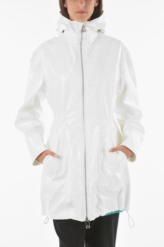 Hooded Raincoat With Removable Cotton Lining