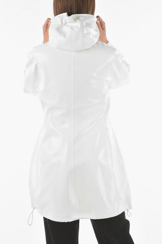 Hooded Raincoat With Removable Cotton Lining