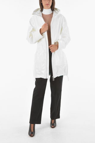 Hooded Raincoat With Removable Cotton Lining