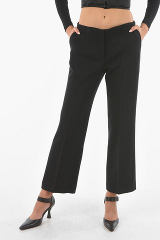 2 Pocket Hidden Closure Cropped Fit Pants