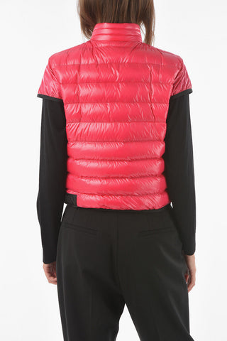 Piumino Crop a Maniche Corte Full Zip
