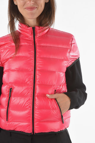 Piumino Crop a Maniche Corte Full Zip

