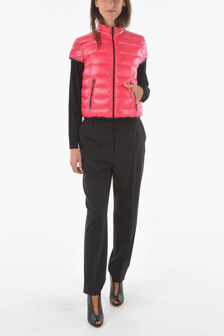 Piumino Crop a Maniche Corte Full Zip
