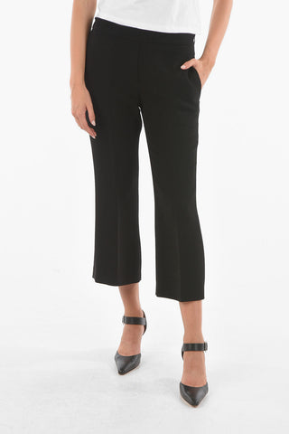 Side Zip CROPPED FLARED FIT Pants