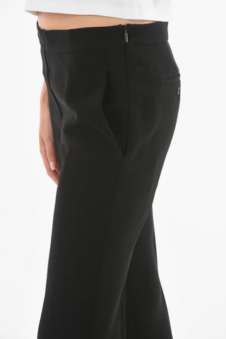 Side Zip CROPPED FLARED FIT Pants