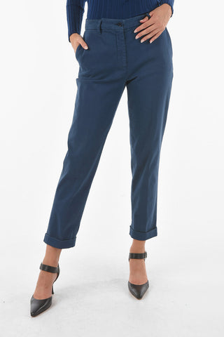 Belt Loop Stretch Cotton Chino Pants