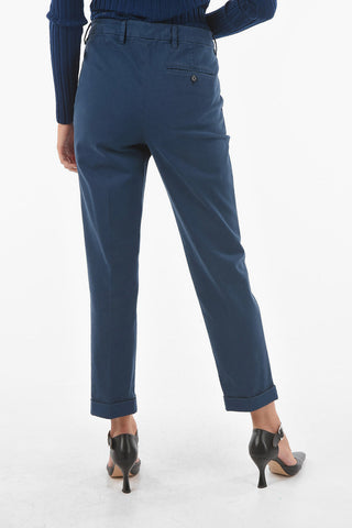 Belt Loop Stretch Cotton Chino Pants