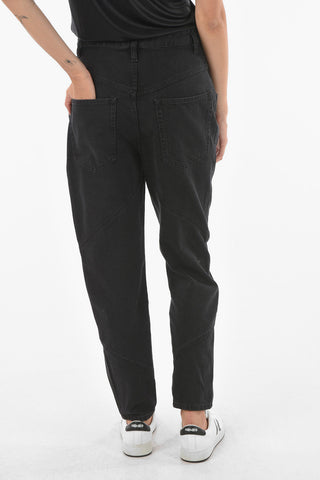Transversal Stitching NADELOISA Mom Fit Denims