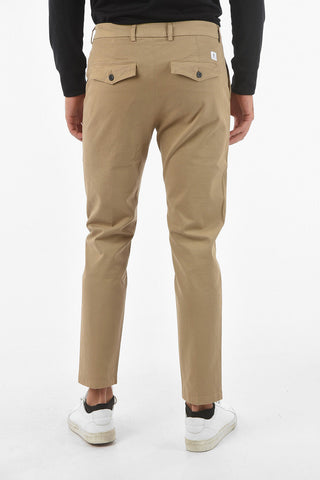 Single -pleated PENCES Chino Pants